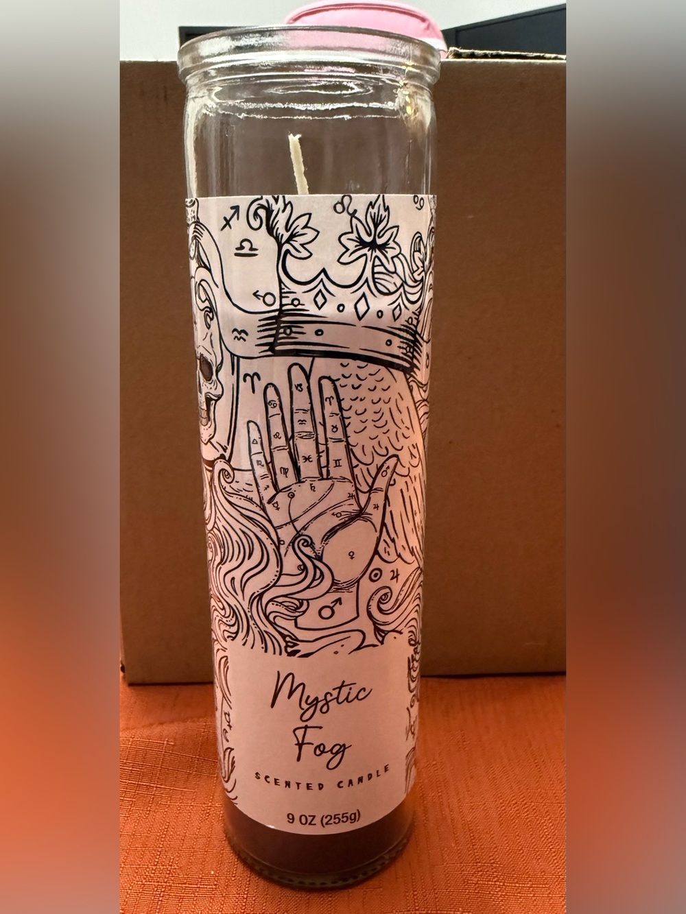 Mystic Fog  9” scented candle Ritual Candle